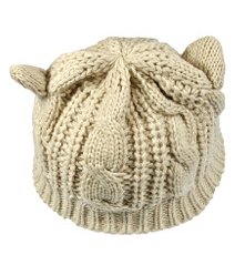 Cute Knitted Cat Ear Beanie