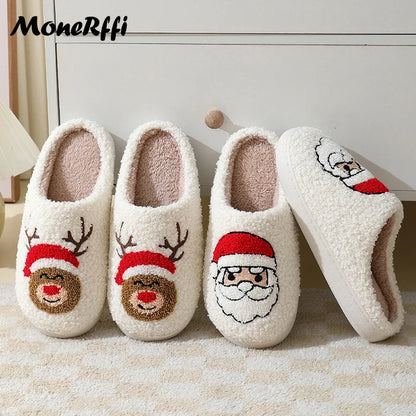 Fluffy cute Christmas Slippers