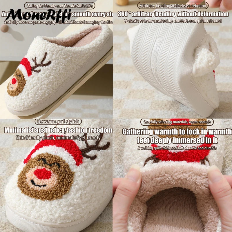 Fluffy cute Christmas Slippers