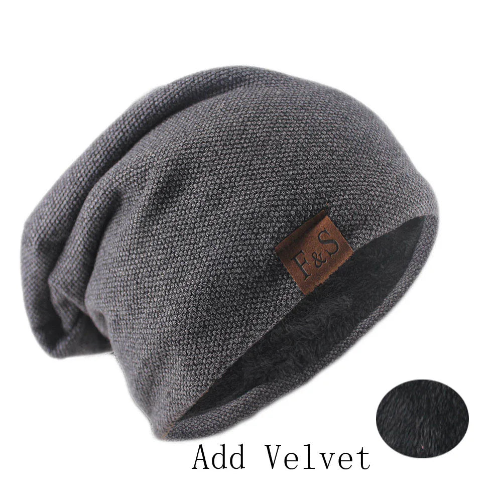 Knitted Solid Color Casual Soft  Beanie