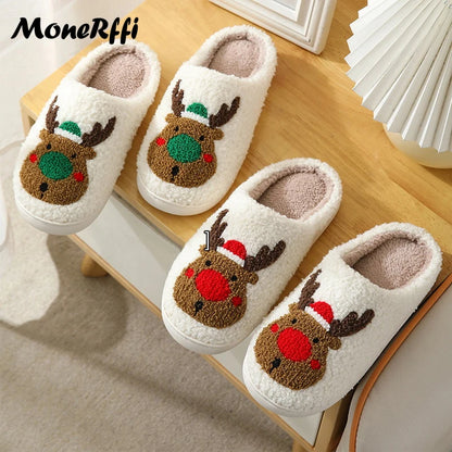 Fluffy cute Christmas Slippers