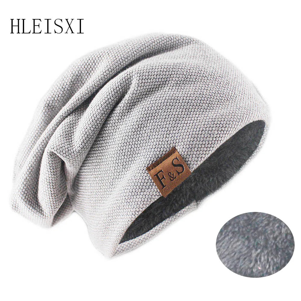 Knitted Solid Color Casual Soft  Beanie