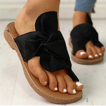 Women Sandals Bowknot Casual Flats