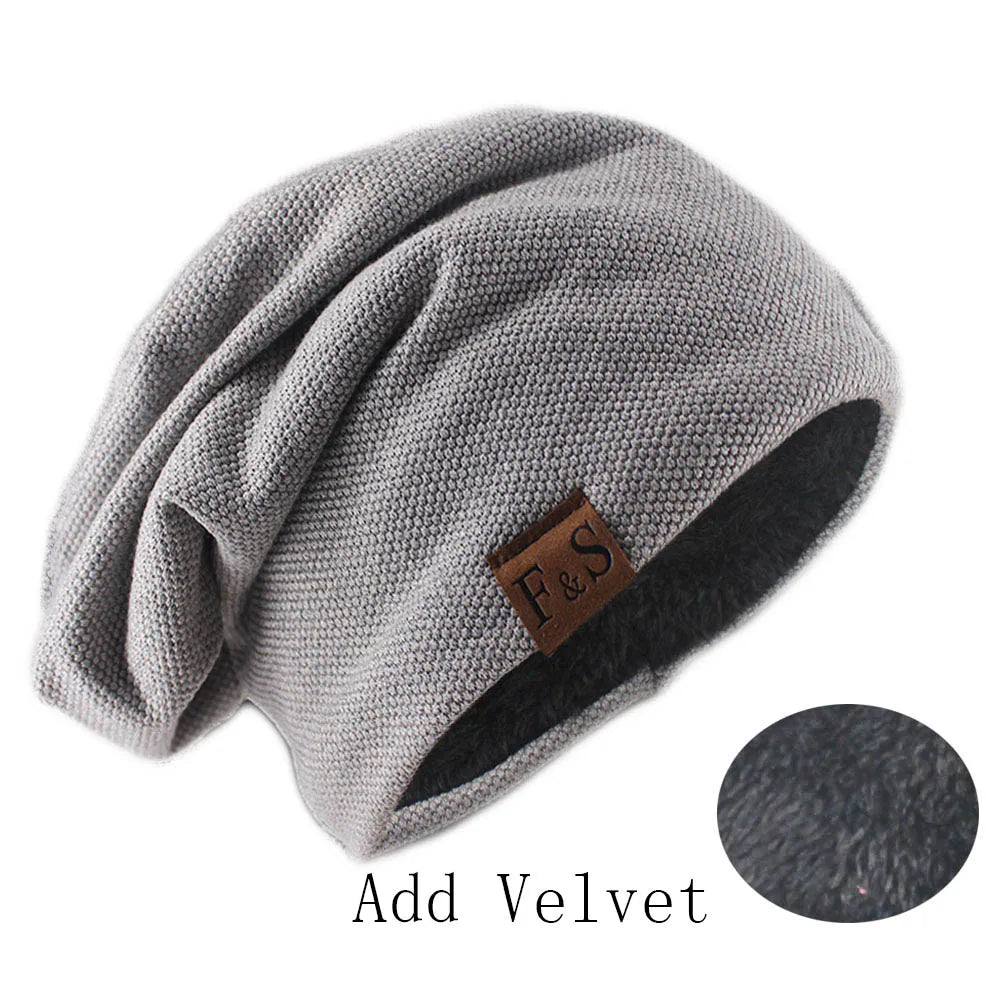 Knitted Solid Color Casual Soft  Beanie