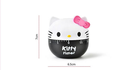 Kitchen Timer Alarm Mechanical Hello Kitty Shaped Timer 60 Minutes Cuisine