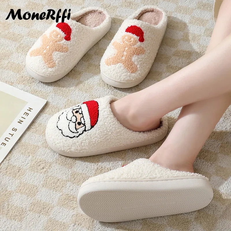 Fluffy cute Christmas Slippers